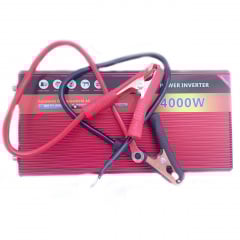 Автомобильный инвертор Power Inverter 001 c 12V на 220V 4000W модифицированная синусоида Red (11039-hbr) Косів
