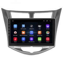 Штатная магнитола Lesko Hyundai Solaris I Рестайлинг 2014-2017 10" 1/16Gb Wi-Fi GPS Base (9321-51983) Львов