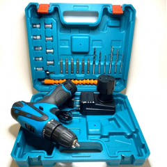 Шуруповерт акумуляторний OPT-TOP Cordless Drill з набором інструментів в кейсі (2104618577) Оріхів