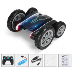Машинка трюковая перевертыш вездеход с пультом радио управления YG Toys Черный Хуст
