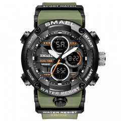 Часы наручные мужские Smael 8038 Army Green (15179-hbr) Рівне