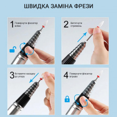 Фрезер для манікюру SML M15 Green Кропивницький