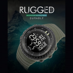 Часы наручные мужские Smael 1237 Army Green (15192-hbr) Доманівка