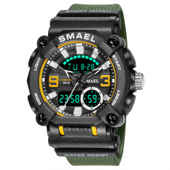 Часы наручные мужские Smael 8052 Army Green (15184-hbr) Херсон