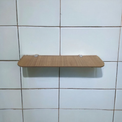 Полка для ванной TheMix 50х0.6х12 смHpl 4236 wood Орехов