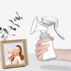 Ручной молокоотсос с соской Purple Berry Rabbit 150 мл Белый и Бутылка-ложка 20 х 5 см Зеленый (v-11682) Калуш