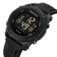 Наручний годинник чоловічий NaviForce Europe Black Чорний (3153) Вінниця