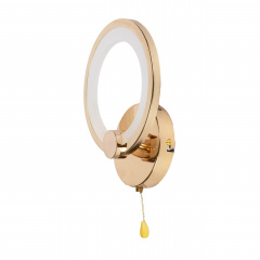 Світильник світлодіодний настінний LED бра Sunlight 5332/1W Gold Курінь