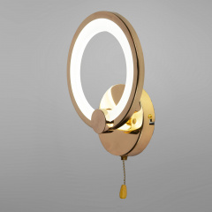 Світильник світлодіодний настінний LED бра Sunlight 5332/1W Gold Курінь