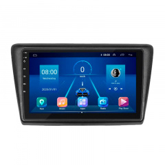 Штатная магнитола Lesko Skoda Rapid I 2012-2017 9" 6/128Gb 4G Wi-Fi GPS Top (9783-54080) Черновцы