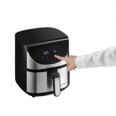 Фритюрниця First Austria FA-5053-6 5.8 л Чорно-сріблястий (103265105) Кропива
