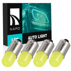 Комплект світлодіодних ламп Napo LED BA9S-3D T4W Ba9s 4 шт Білий (1531787635) Суми