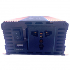 Инвертор напряжения Carmaer Power Inverter 027 c 12V на 220V 2200W модифицированная синусоида Gold (11069-hbr) Калуш