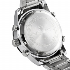 Часы мужские наручные Naviforce Army NF9024 Silver-Black-White NF9024 S/B/W (15219-hbr) Черкаси