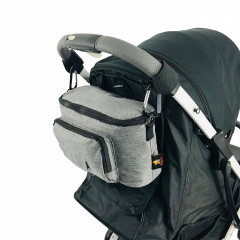 Сумка на коляску YOYA Baby go 18*30*13 см Серая Южноукраїнськ