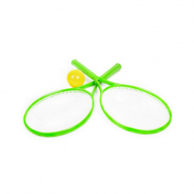 Ігровий набір "Теніс" ТехноК 2957TXK 2 ракетки+м'ячик Зелений