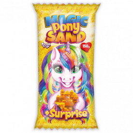 Кинетический песок Magic Pony Sand Danko Toys MPS-01 рус 150 г Желтый