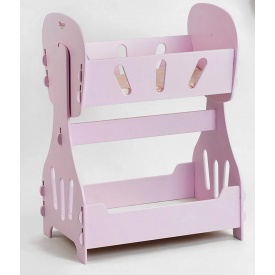 Кроватка для кукол МАСЯ 49 х 30 х 50 см Pink (130434)