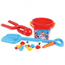 Игрушка Набор для снеговика ТехноК 7730 с снежколепом Красный снежколеп