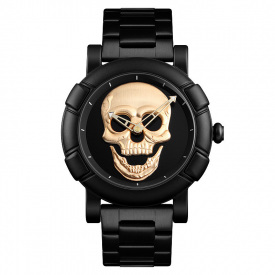 Оригінальний годинник Skmei Skull 9178 Black