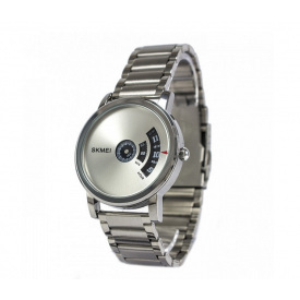 Чоловічий наручний годинник Skmei 1260 all silver