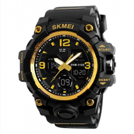 Чоловічий годинник Skmei Hamlet 1155 Чорний