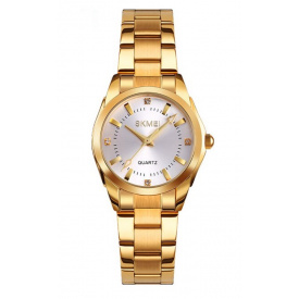 Жіночий годинник Skmei 1620 Gold Steel