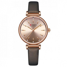 Годинник наручний жіночий Curren Grass Коричневий