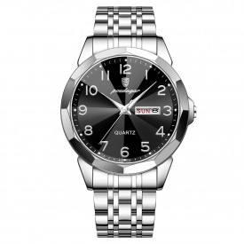 Наручний годинник чоловічий Poedagar Tradition Сріблястий (3214)