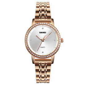 Годинник наручний жіночий Skmei 1311 Rose Gold 1311RG (15938-hbr)