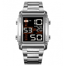 Годинник чоловічий наручний Skmei 2206 Сріблястий (2235096093)