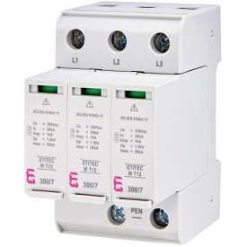 Ограничитель перенапряжения ETI 002440504 ETITEC M T12 300/7 (3+0 3p TNC)