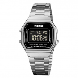 Годинник наручний чоловічі Skmei 1647 Silver 1647SI (17164-hbr)