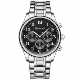 Годинник чоловічий наручний Curren Partner Сріблястий (2495042631)