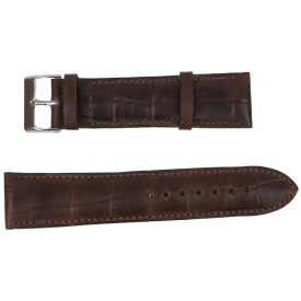 Ремінець для годинника зі шкіри Mykhail Ikhtyar 24 мм Коричневий (S548-24S brown)