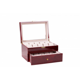 Шкатулка для зберігання годинників Craft 20WB.RED Бордовий