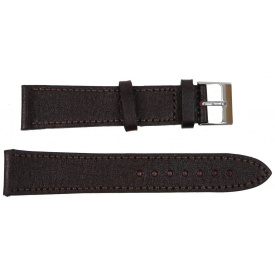 Ремінець для годинника Mykhail Ikhtyar шкіряний 20 мм Коричневий (S599-20S brown)