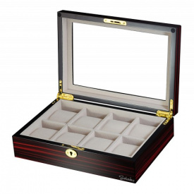 Шкатулка для зберігання годинників Salvadore WB/2105/8.E Бордовий