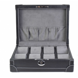 Шкатулка для зберігання годинників Salvadore 8W-BGF Чорний