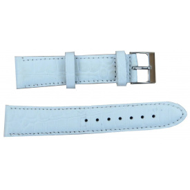 Ремінець для годинника Mykhail Ikhtyar 20 мм Білий (S001-20S white)