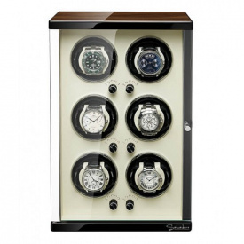 Шкатулка Salvadore для підзаводу 6 годинників SL/3060-BRW 6X6 Коричневий