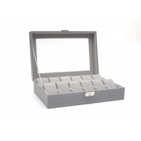 Шкатулка для зберігання годинників Craft 12PU.GR сірий