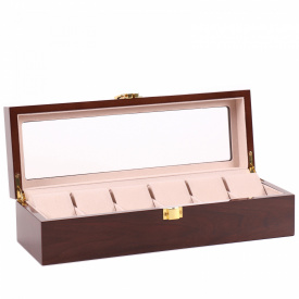 Шкатулка для зберігання годинників Craft 6WB.BR Бордовий