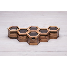 Скринька для наручних годинників ecoWalnut 7.8х43.4х18.8 см