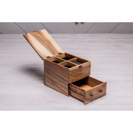 Універсальна коробочка для зберігання наручних годинників ecoWalnut 14.9х18х14.1 см