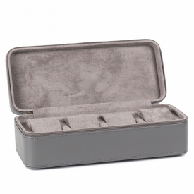 Кейс для годинників Salvadore 4W-FH-GGF-SPU 25х10х8 см Сірий