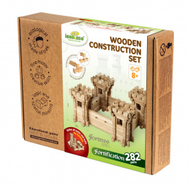 Дерев'яний конструктор "Оборонні мури" Igroteco 900347 282 деталі