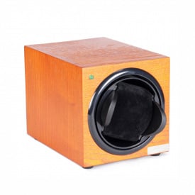 Скринька для підзаводу годинника Salvadore 10х10х17 см Коричнево-чорний 1031BR-M9