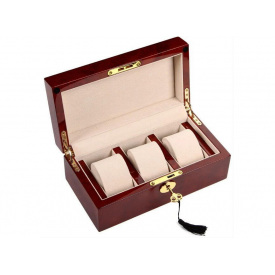 Шкатулка для зберігання годинників Salvadore WB/3085/3.DBC Коричневий