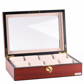 Шкатулка для зберігання годинників Salvadore Бордо WB/2105/8.C